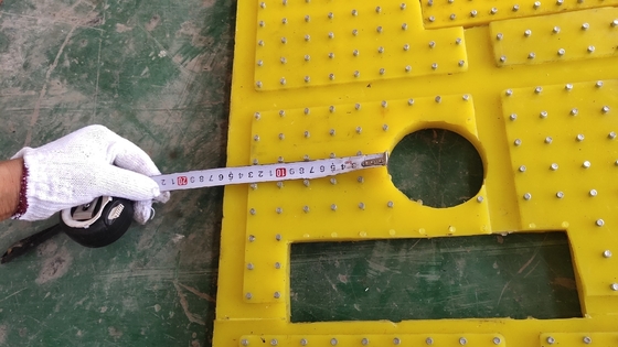 ZP175 ZP375 Anti Skid Mat 30mm nhựa không trượt Mat cho khoan bàn quay