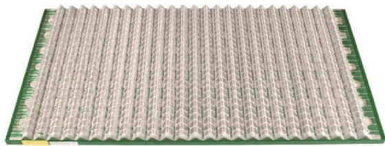 Loại sóng màn hình kim tự tháp Derrick FLC500 Oilfield Drilling Shaker Screen Mesh