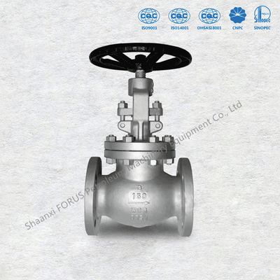 Các van cầu bằng thép đúc thân tăng Mặt bích kết thúc ASME B16.5 Kích thước 2 "đến 36" BS1873