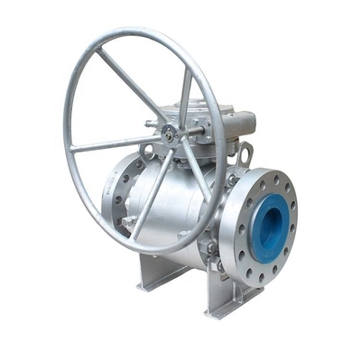 API 6D API 608 Sắt rèn 3 mảnh Trunnion Ball Valve Flange Ends