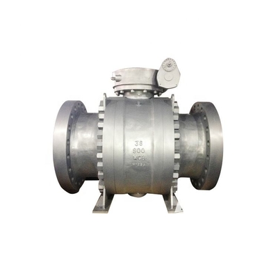 API 6D API 608 Sắt rèn 3 mảnh Trunnion Ball Valve Flange Ends
