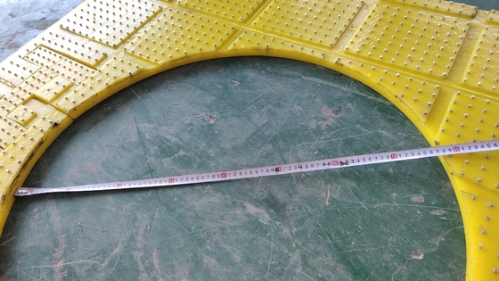 ZP175 ZP375 Anti Skid Mat 30mm nhựa không trượt Mat cho khoan bàn quay