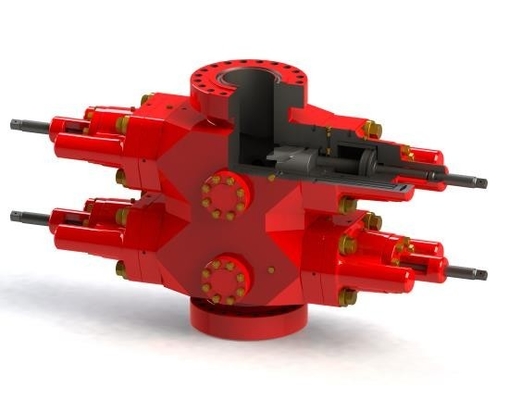 Kích thước khoan 7-1/16 "Điều kiện ngăn chặn nổ khoan dầu mỏ loại hai Ram BOP