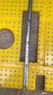 27 1/2 inch Anti Slip Mat Rotary Table Màu vàng 2100MM*1600MM Mat cho giàn khoan