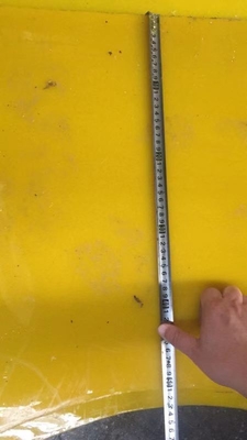 Polyurethane Anti Slip Mat cho 37 1/2 inch Rotary Table Drilling Rig 30MM Độ dày Màu vàng 2200MM*1800MM