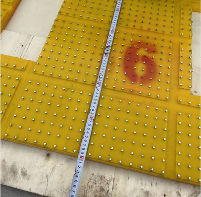 37 1/2 inch Anti Slip Mat Rotary Table Màu vàng 2200MM*1800MM Mat cho khoan dầu mỏ
