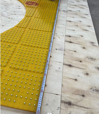 37 1/2 inch Anti Slip Mat Rotary Table Màu vàng 2200MM*1800MM Mat cho khoan dầu mỏ
