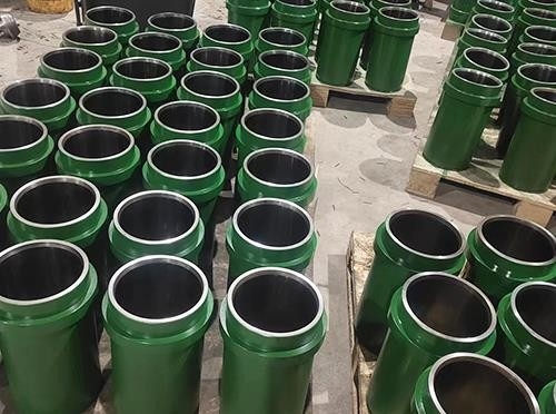 Xét mặt đất khoan thô Liner bùn bơm kim loại đơn Liner cho khoan dầu mỏ