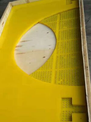 Polyurethane Rotary Table Anti Slip Mat Độ bền kéo 45Mpa ISO 9001 Thích hợp cho môi trường nền tảng khoan