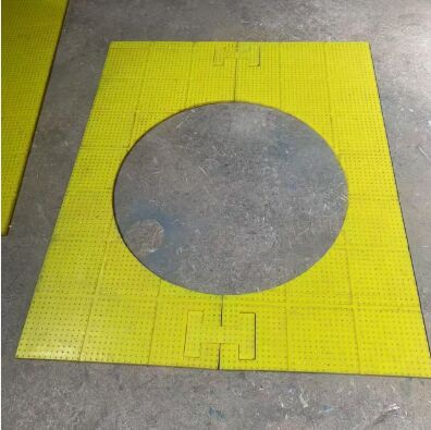 Thảm chống trượt bàn xoay Chất liệu PU Sử dụng trên giàn khoan