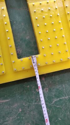 Kháng dầu bàn quay chống trượt thảm kiểm tra chất lượng nghiêm ngặt Polyurethane 30mm Độ dày
