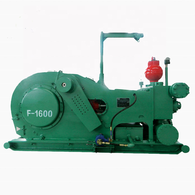 Máy bơm bùn khoan F-1600 Bánh răng xương cá Ngang Bộ ba tác động đơn
