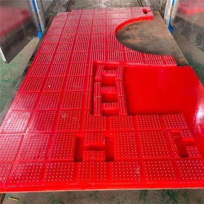 Thảm chống trượt 30mm 25mm ZP375 màu đỏ Khả năng chống lão hóa