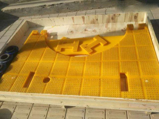43 "Tấm cao su chống trượt Polyurethane cho các bộ phận dạng cây khoan