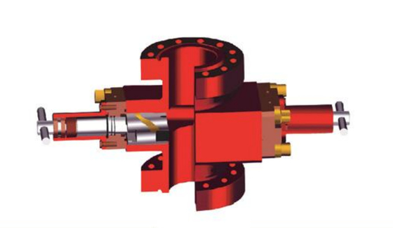 Cấu trúc đúc Hệ thống ngăn chặn lỗ thoát 7 1/16 "-26 3/4 '' Ram BOP