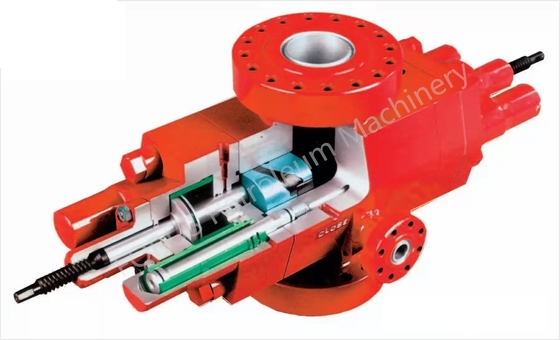 Thiết bị ngăn chặn lỗ xả Ram BOP Kết cấu đúc Loại 7 1/16 "5000 Psi