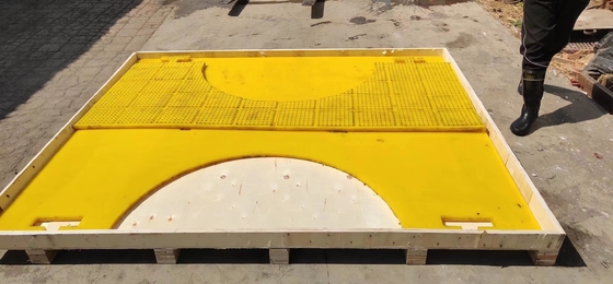 Chuẩn bị PU Anti Skid Mat 30mm ZP275 cho bàn xoay khoan
